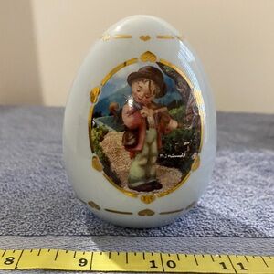 Danbury Mint Decorative Egg by Hummel